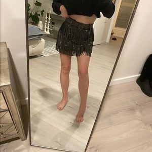 Boutique Skirt with Fringe